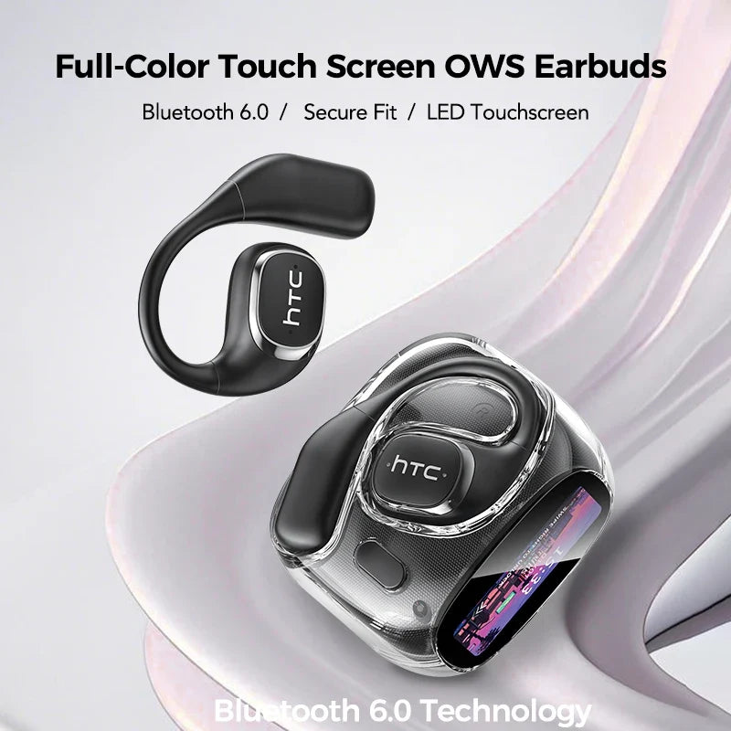 HTC NE11 Wireless Earbuds – HD Display, 30H Battery